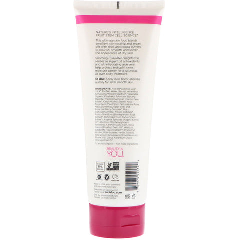 Andalou Naturals - 1000 Roses Soothing Body Lotion - 8 Ounce