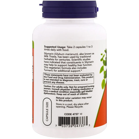Now Foods - Silymarin, Milk Thistle Extract, 150 mg, 120 Veg Capsules