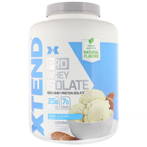 Xtend Pro Whey Isolate, Vanilla Ice Cream, 5 lb (2.27 kg)