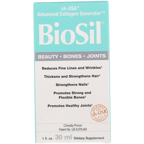 Natural Factors BioSil Hair Skin Nails Liquid - 1fl Oz