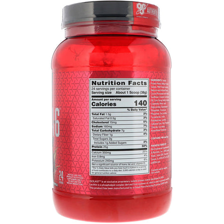BSN - Syntha-6 Isolate, Protein Powder Drink Mix, Chocolate Milkshake, 2.01 lb (912 g)