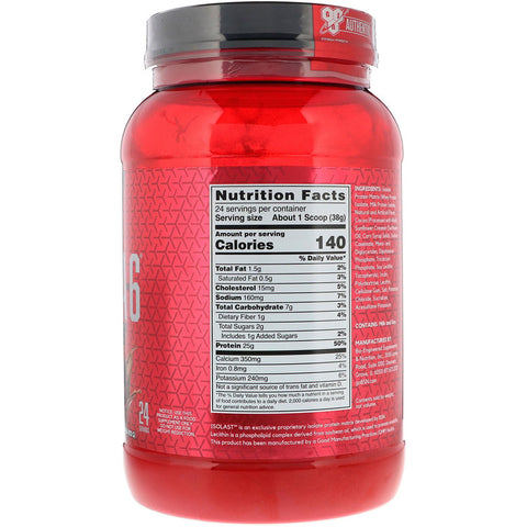 BSN - Syntha-6 Isolate, Protein Powder Drink Mix, Chocolate Milkshake, 2.01 lb (912 g)