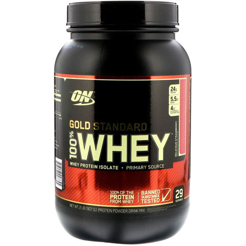 Optimum Nutrition - Gold Standard 100% Whey Delicious Strawberry - 2 Lb