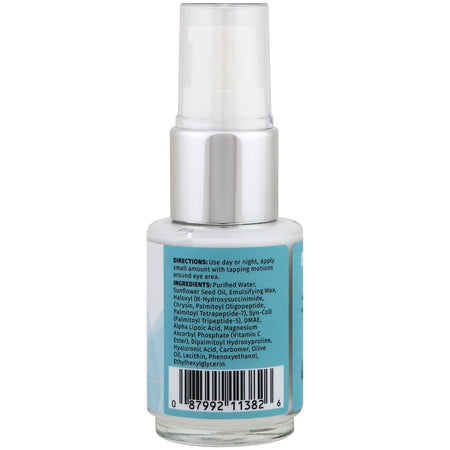 Reviva Labs - Firming Eye Serum With DMAE, Alpha Lipoic Acid & Vitamin C Ester  - 1 Oz