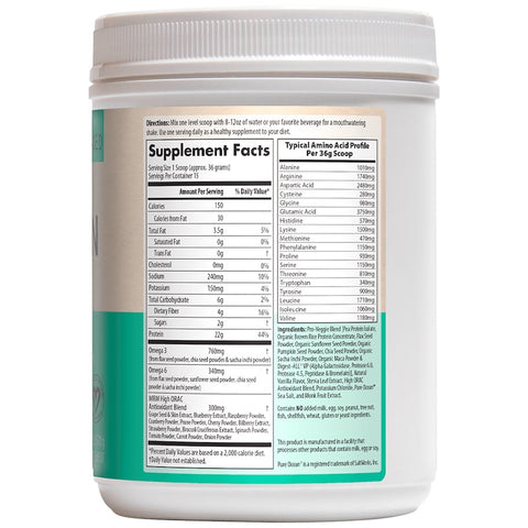 MRM - Veggie Protein with Superfoods, Vanilla, 2lb
