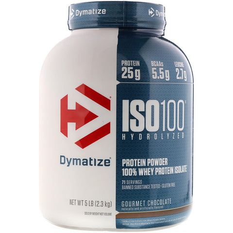 Dymatize - ISO100, Gourmet Chocolate - 5 Lb (2.3 Kg)