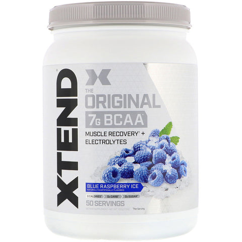 Xtend - The Original 7g BCAA, Blue Raspberry Ice, 1.5 lb (700 g)