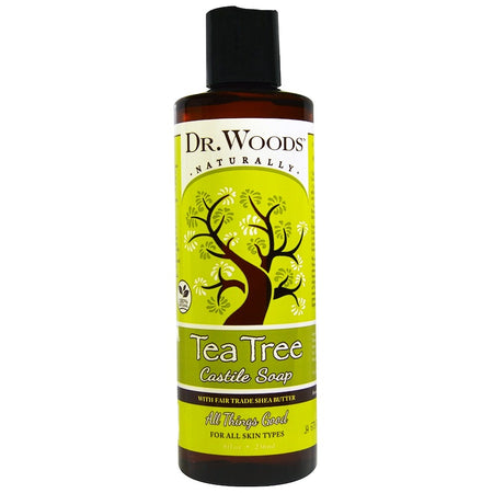 Dr Woods - Castile Soap Liquid Tea Tree With Shea Butter - 8 Ounce