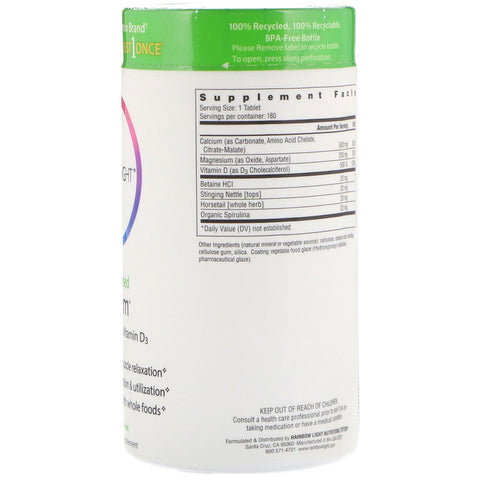 Rainbow Light - Food-Based Calcium™ - 180 Tablets