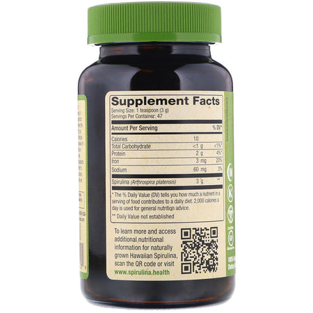 Nutrex Hawaii - Hawaiian Spirulina Powder - 5 Ounce