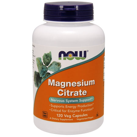 Now Foods - MAGNESIUM CITRATE - 120 Veg Capsules