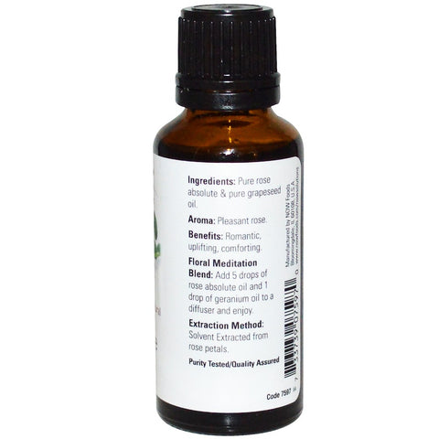 Now Foods - Essential Oils, Rose Absolute, 1 fl oz (30 ml)