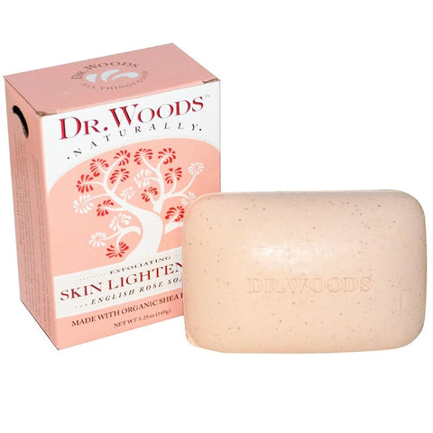 Dr Woods - Bar Soap Skin Lightening Rose - 5.25 Ounce