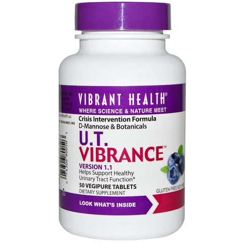 Vibrant Health - U.T. Vibrance, Version 1.1, 50 Vegipure Tablets - 50 Tablets