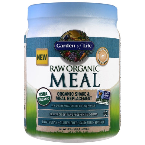 Garden Of Life - RAW Organic Meal, Organic Shake & Meal Replacement Lightly Sweet 519g POWDER