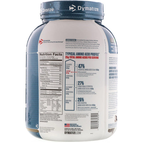 Dymatize - ISO100, Cookies & Cream - 3 Lb (1.4 Kg)