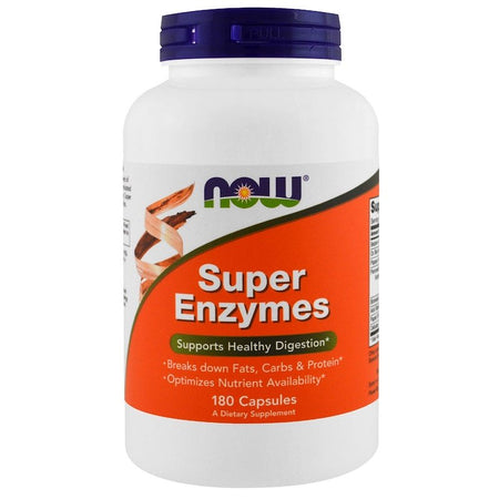 Now Foods - SUPER ENZYME - 180 Capsules