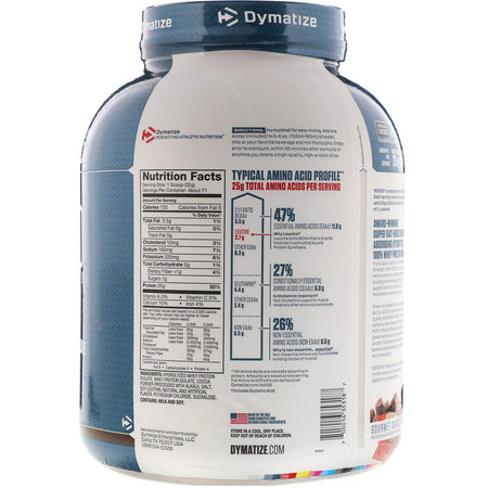 Dymatize - ISO100, Gourmet Chocolate - 5 Lb (2.3 Kg)