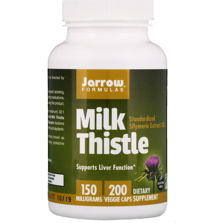 Jarrow - Milk Thistle 150 Mg - 200 Capsules