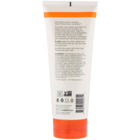 Andalou Naturals - Leave-In Conditioner, Argan Oil and Shea, Moisture Rich, 6.8 fl oz (200 ml)