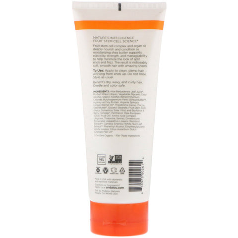 Andalou Naturals - Leave-In Conditioner, Argan Oil and Shea, Moisture Rich, 6.8 fl oz (200 ml)