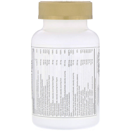 Natures Plus - Source of Life, Gold, Mini-Tabs, The Ultimate Multi-Vitamin Supplement with Concentrated Whole Foods, 180 Tablets