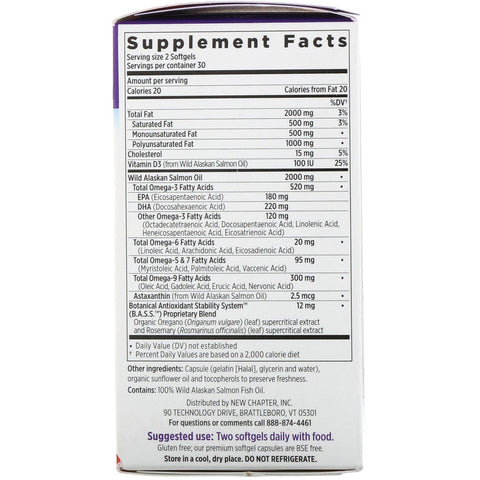 New Chapter - Wholemega™Whole Fish Oil - 60 Softgels