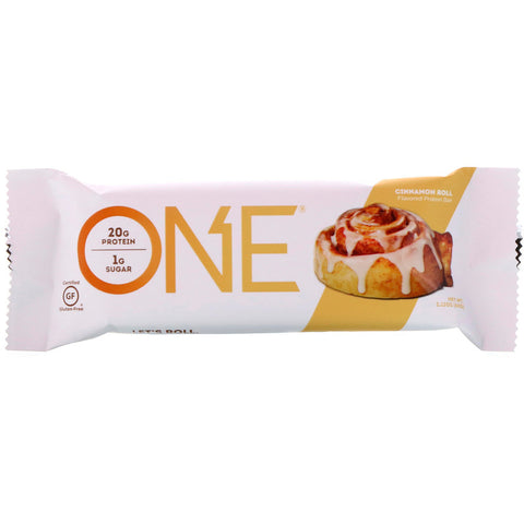 One Brands, One Bar, Cinnamon Roll, 12 Bars, 2.12 oz (60 g) Each
