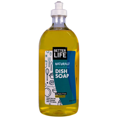 Better Life (Nicole) - Dish Soap Dish It Out - Lemon Mint - 6/22 Oz