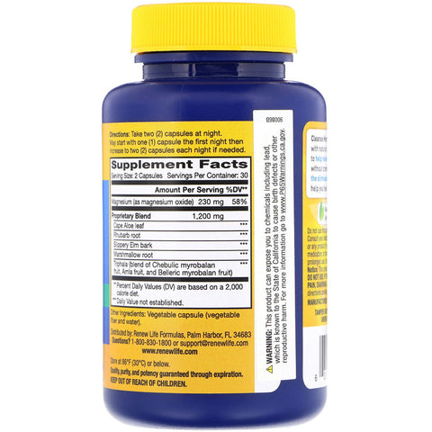 ReNew Life - Cleanse More, 60 Vegetable Capsules
