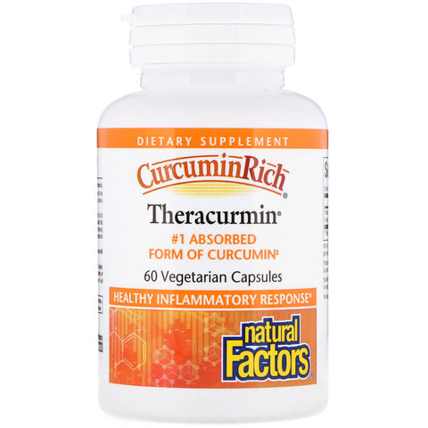 Natural Factors - CurcuminRich, Theracurmin,  - 60 Capsules