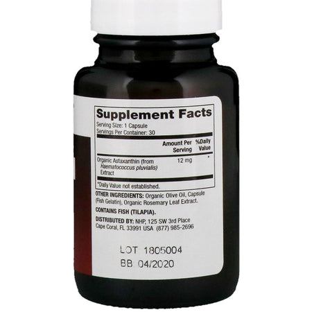 Dr Mercola - Astaxanthin 12mg - 30 Capsules