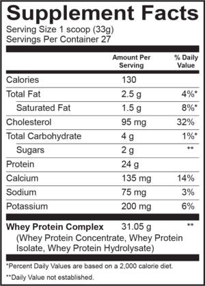 Bodylogix - Natural Whey Protein Chocolate - 4lb