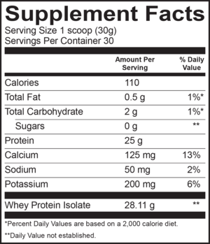 Bodylogix - Natural Whey Protein Isolate - Chocolate - 4lb