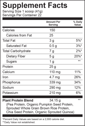 Bodylogix - Natural Vegan Protein - Chocolate - 2lb