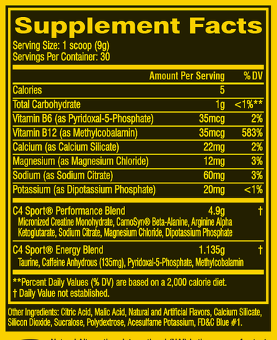 Cellucor - C4 Sport Watermelon - 30 Servings
