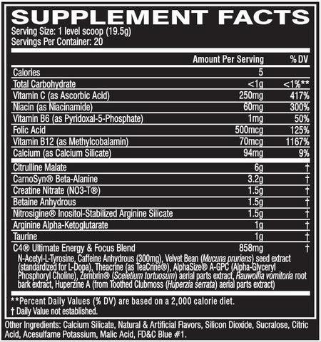 Cellucor - C4 Ultimate Orange Mango - 20 Servings