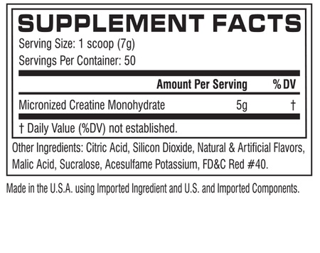 Cellucor - Cor-Performance Creatine Icy Blue Razz - 50 Servings