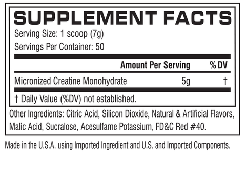Cellucor - Cor-Performance Creatine Icy Blue Razz - 50 Servings