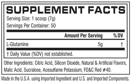 Cellucor - Cor-Performance Glutamine Icy Blue Razz - 50 Servings