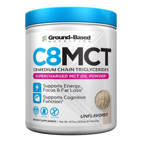 Ground Based - C8 MCT Oil Powder - Hazelnut
