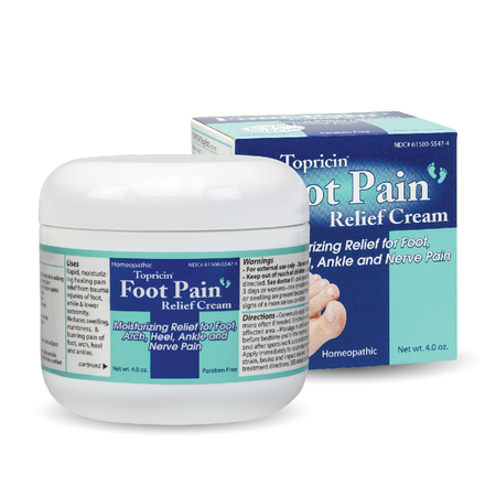 Topricin Foot - Pain Relief Jar - 4oz