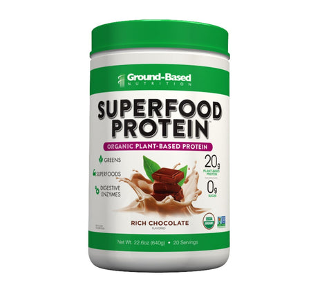 Ground Based - Superfood Protein - Rich Chocolate (Tub)