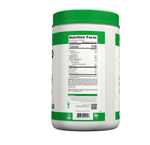 Ground Based - Superfood Protein - Rich Chocolate (Tub)