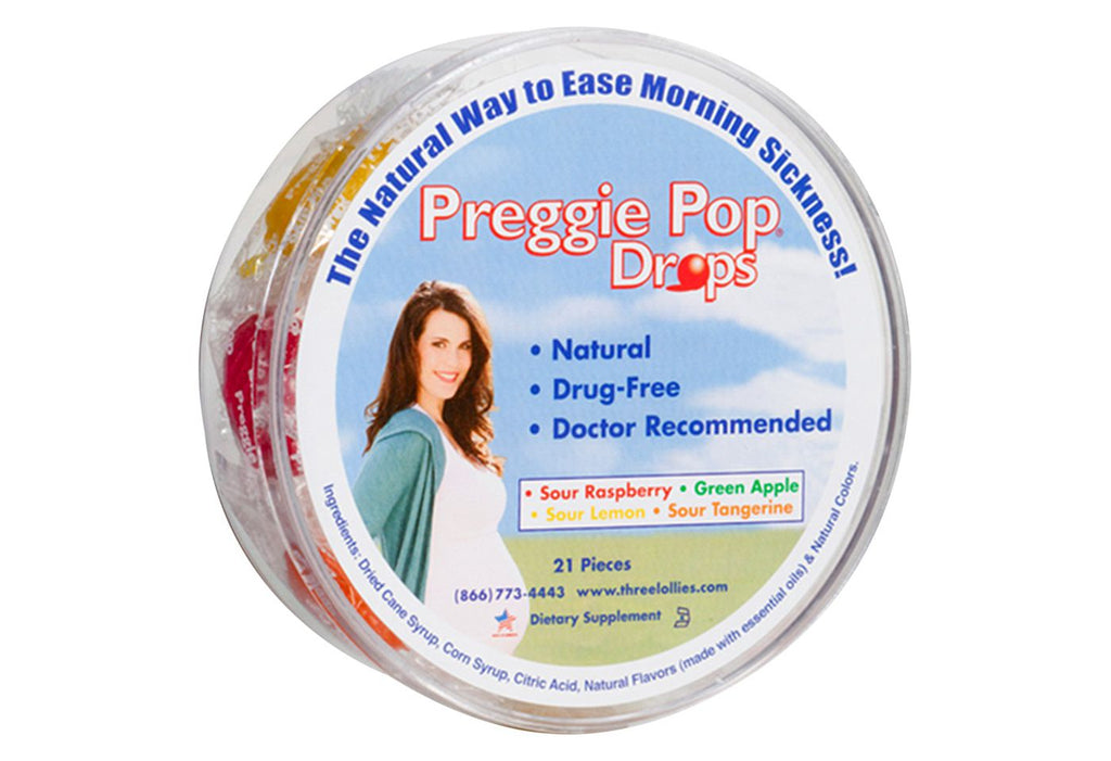 Three Lollies - Preggie Pop Drops PLUS Spur Raspberry  - 21 Pieces