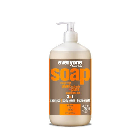 Everyone Liquid Body Wash Citrus + Mint - 16 Ounce
