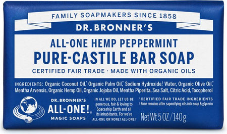 Dr Bronners - Organic Castile Bar Soap Peppermint