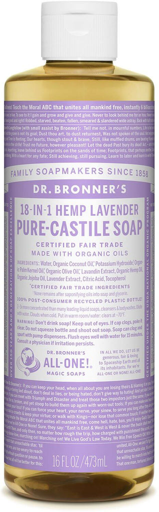 Dr Bronners - Organic Castile Liquid Soap Lavender