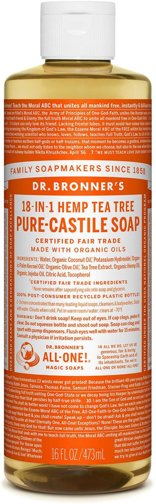 Dr Bronners - Organic Castile Liquid Soap Tea Tree