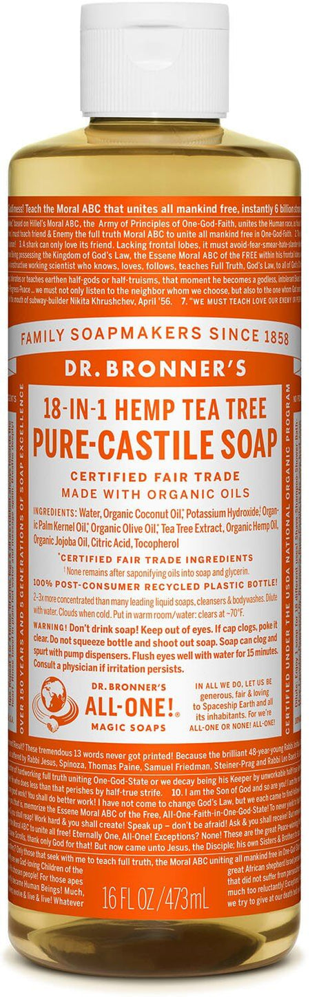 Dr Bronners - Organic Castile Liquid Soap Tea Tree